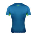 Umidade Wicking Dry Fit Camiseta justa